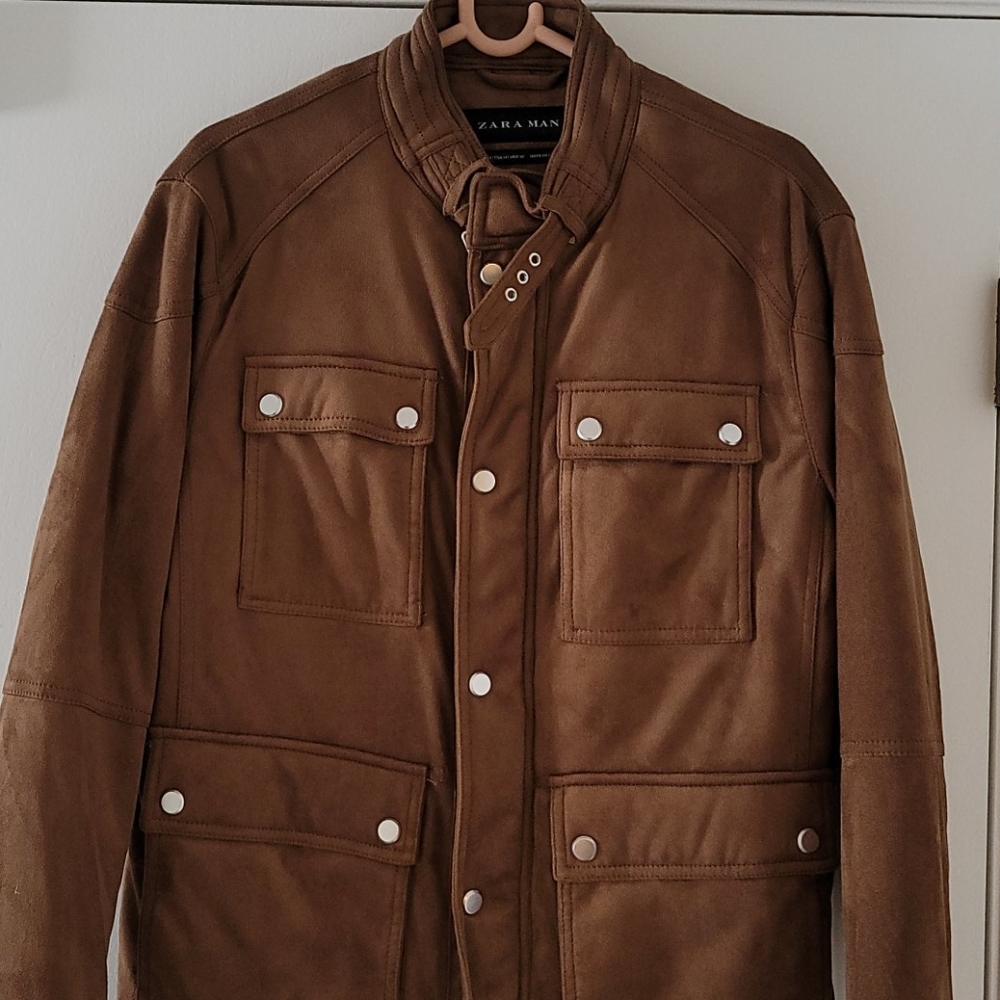 Zara Faux Suede Jacket